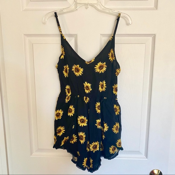 LF Pants - LF SUNFLOWER ROMPER XS